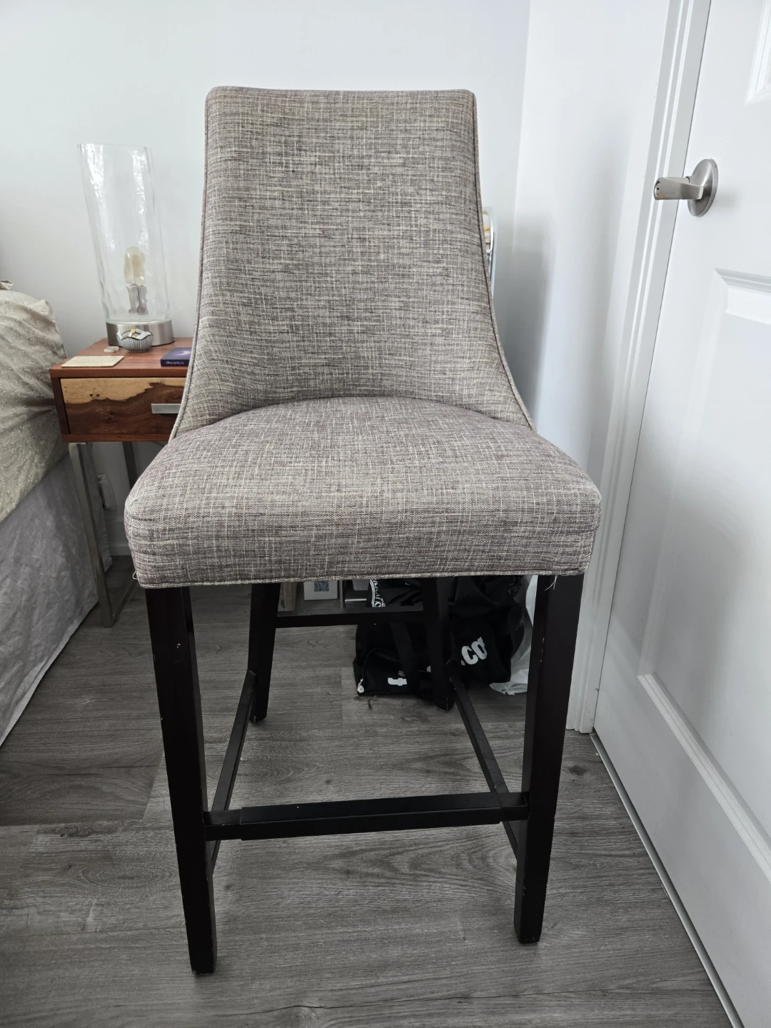 4 Counter Height Fabric Bar Stools