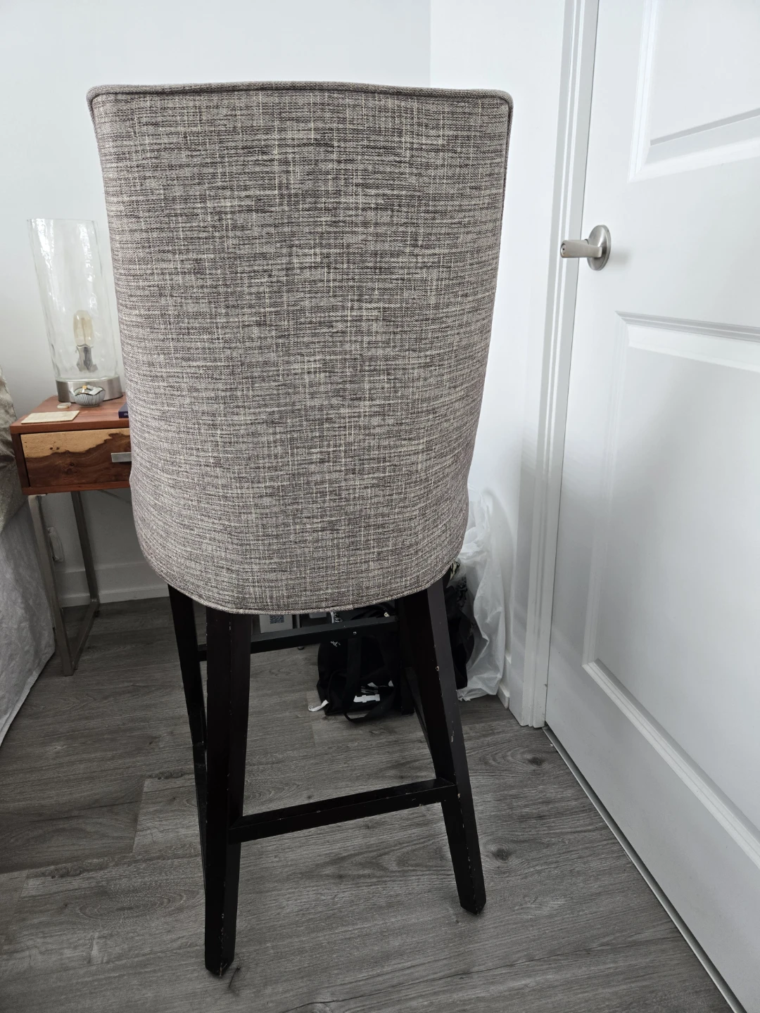 4 Counter Height Fabric Bar Stools - photo 3
