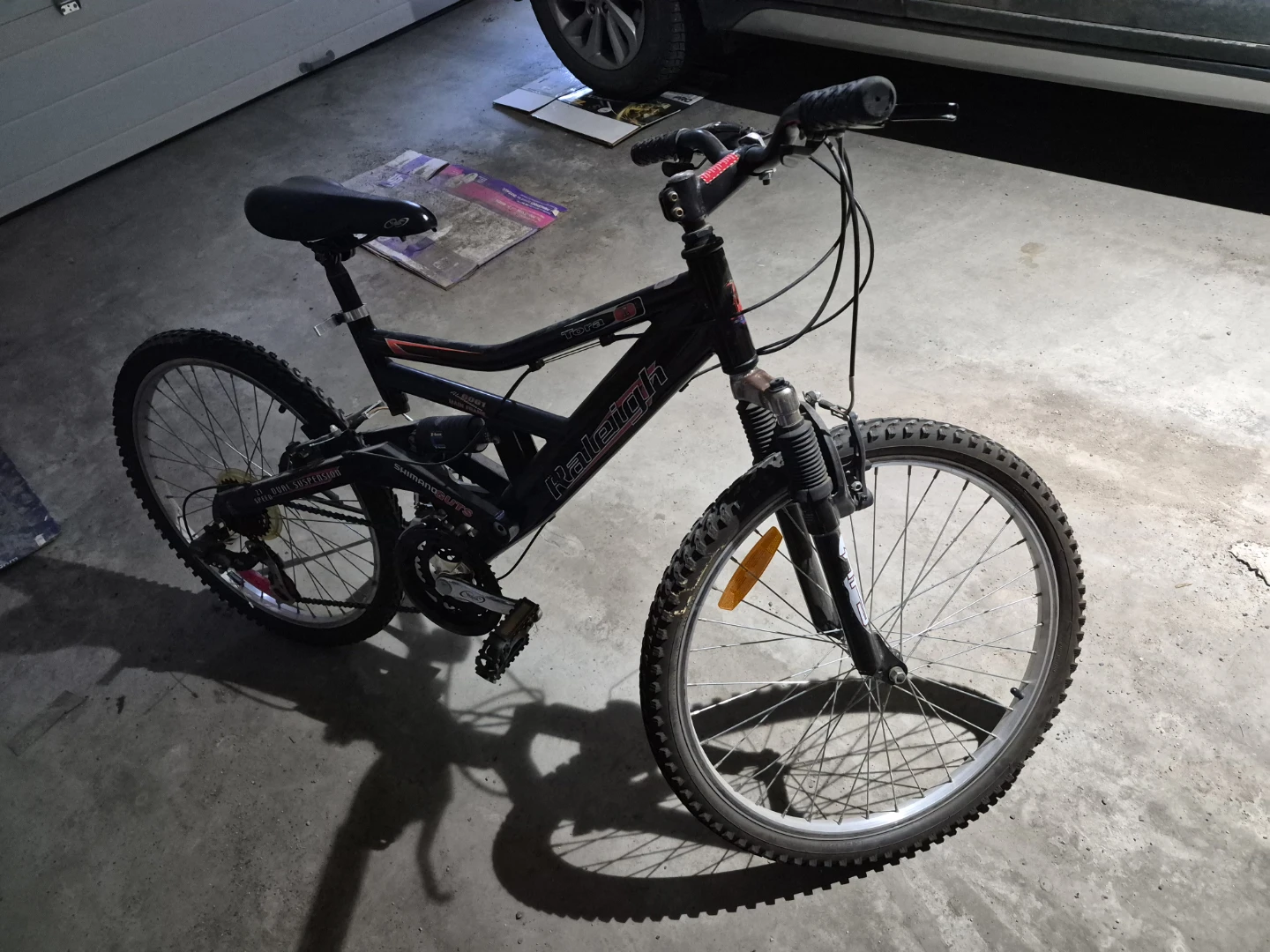 Raleigh Tora 21-Speed Dual Suspension Mountain Bike