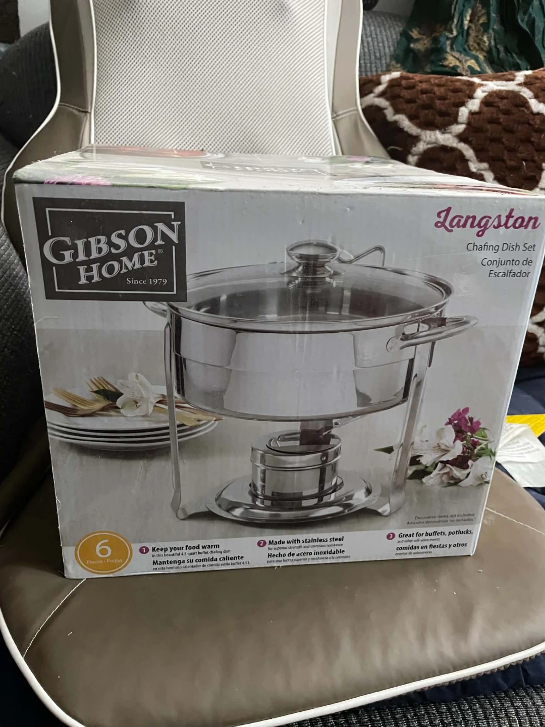 Gibson Home Langston Chafing Dish Set