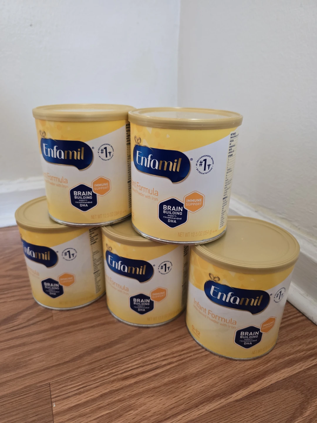 5 Cans Enfamil Infant Formula - 12.5 oz each - photo 3