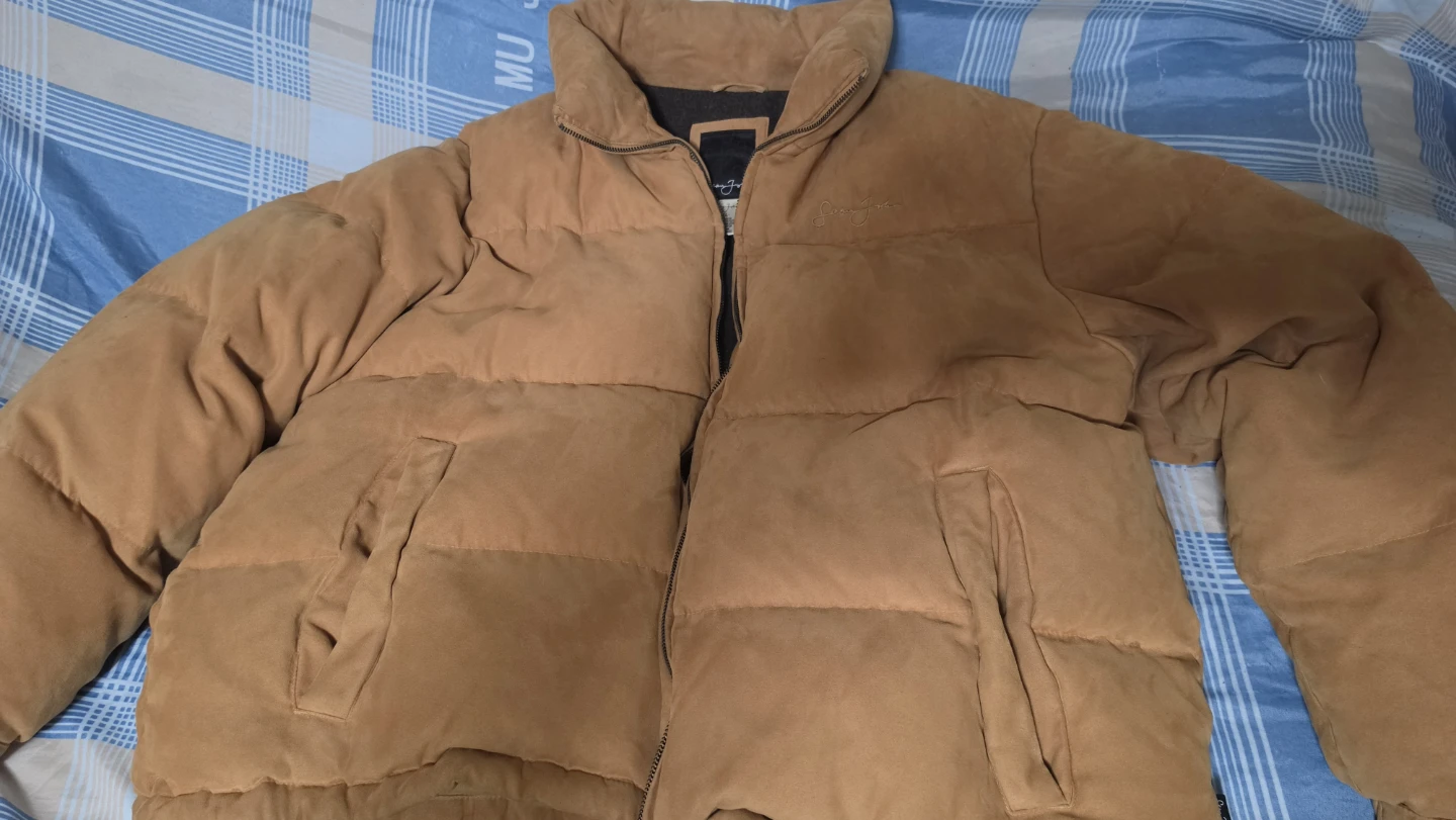 Sean John Suede Puffer Jacket