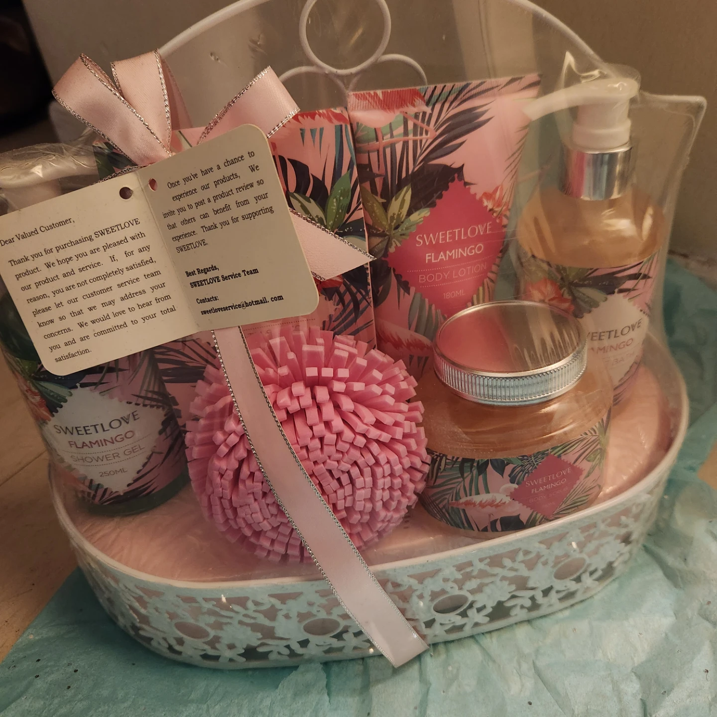 SweetLove Flamingo Bath Gift Set - photo 2