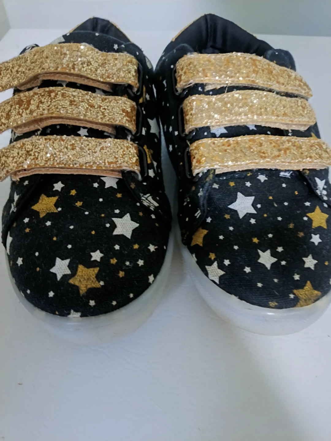 Stars and glitter shoes