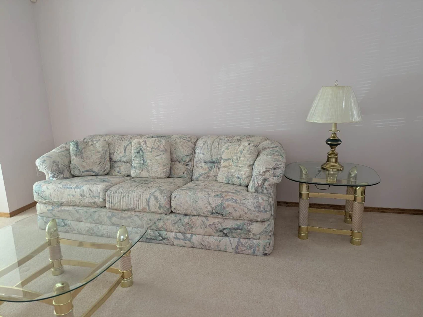 Glass Coffee Table and Side Table Set (Moving Out Sale)