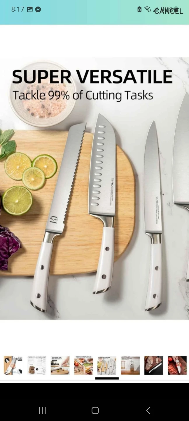 KnifeSaga 15-Piece Japanese  Stainless Steel Knife Set - photo 2