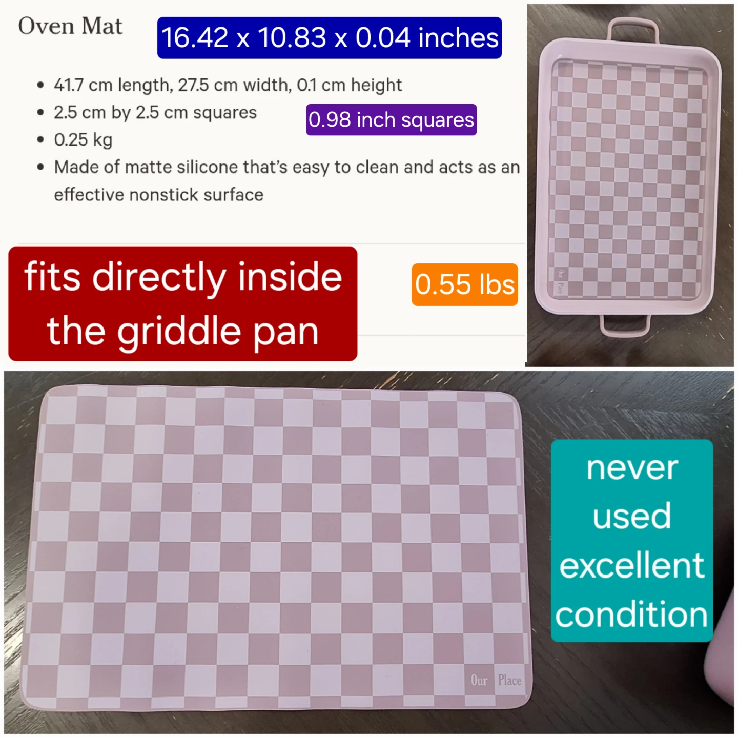Our Place Bakeware set - NEW lavender griddle and baking pans - photo 5