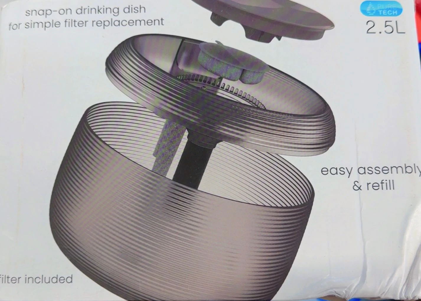 Nugget Lite Pet Drinking Fountain 2.5L - photo 2