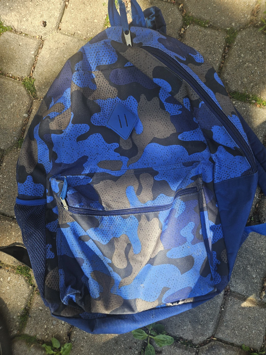 Blue Camo Backpack