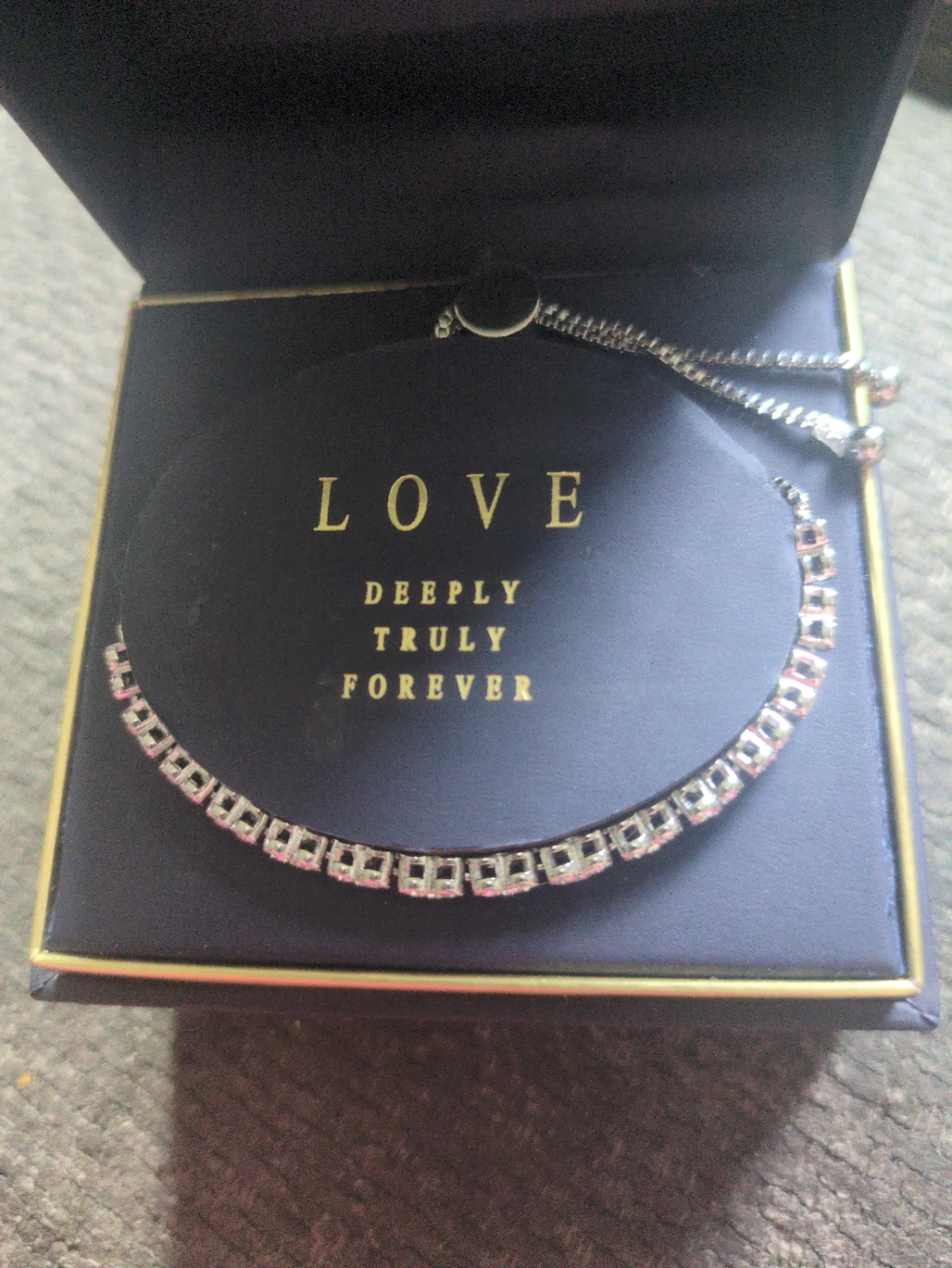 Brilliance Silver Plated Heart Tennis Bracelet - photo 3