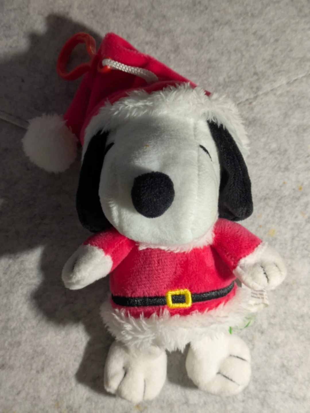 Peanuts Snoopy Christmas Plush Keychain