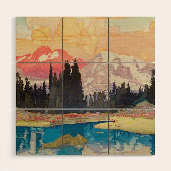 Society6 Wood Wall Art 3x3