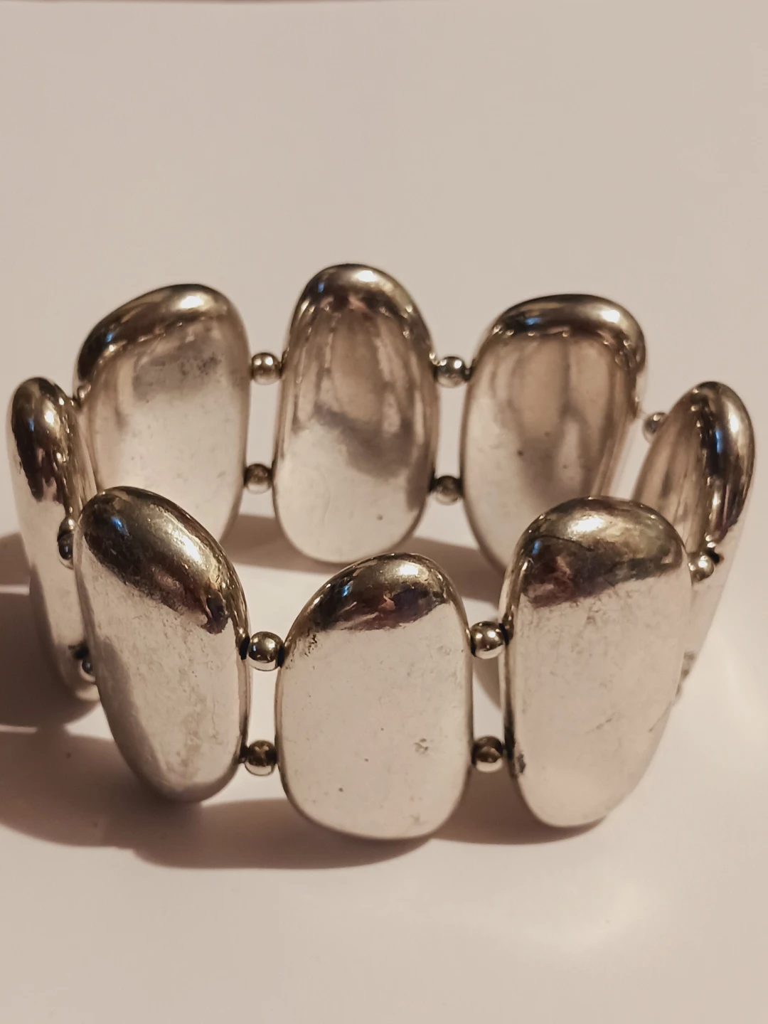New !! Silver Tone Chunky Bracelet - photo 3