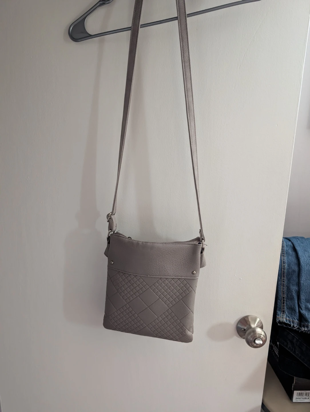 Grey Crossbody Bag