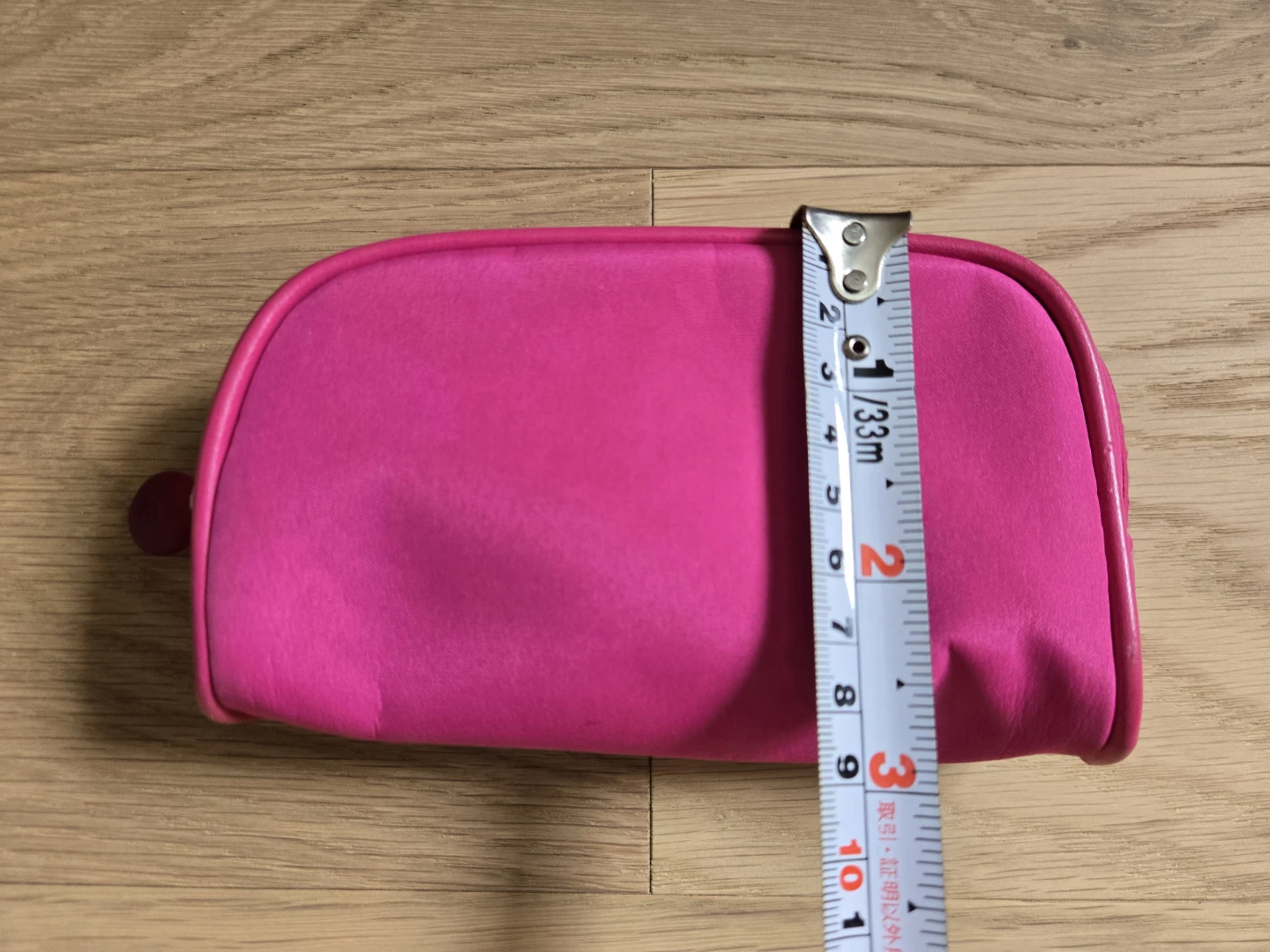 Hot Pink Makeup Pouch Lancome Cosmetic Bag - photo 3