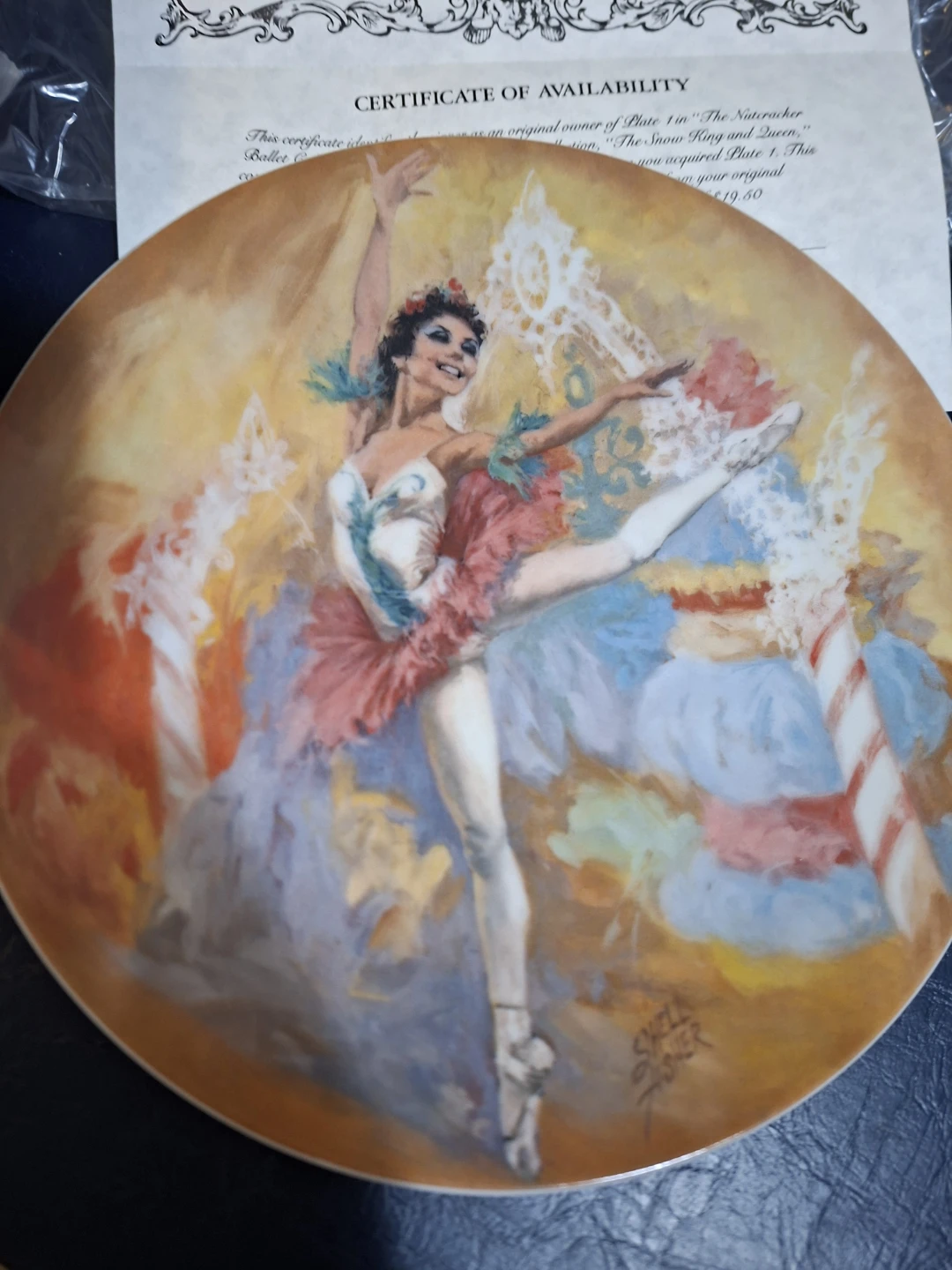 "The Sugarplum Fairy" Viletta Plate III of The Nutcracker