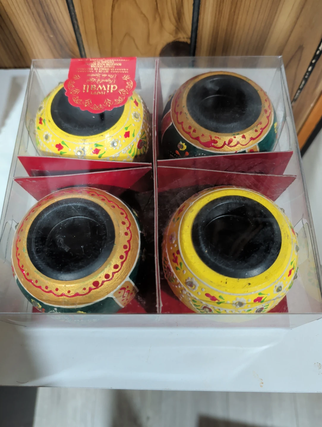 Diwali Decorative Candle Holders - Set of 4
