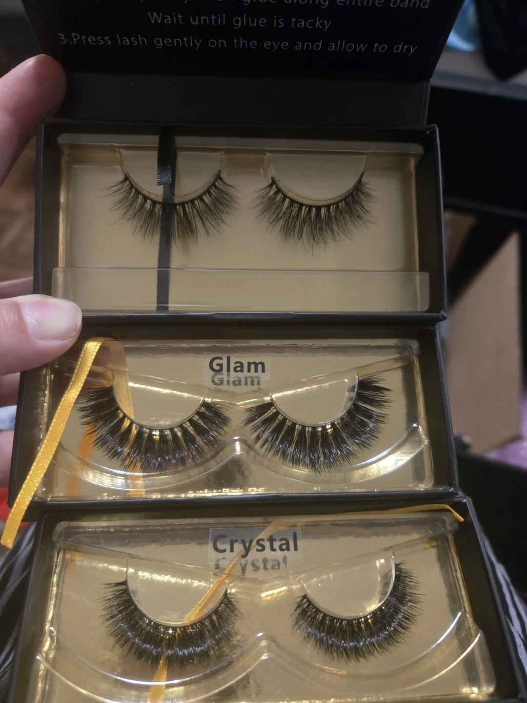 Glam Lashes - Crystal & Glam Styles 3 dollars each