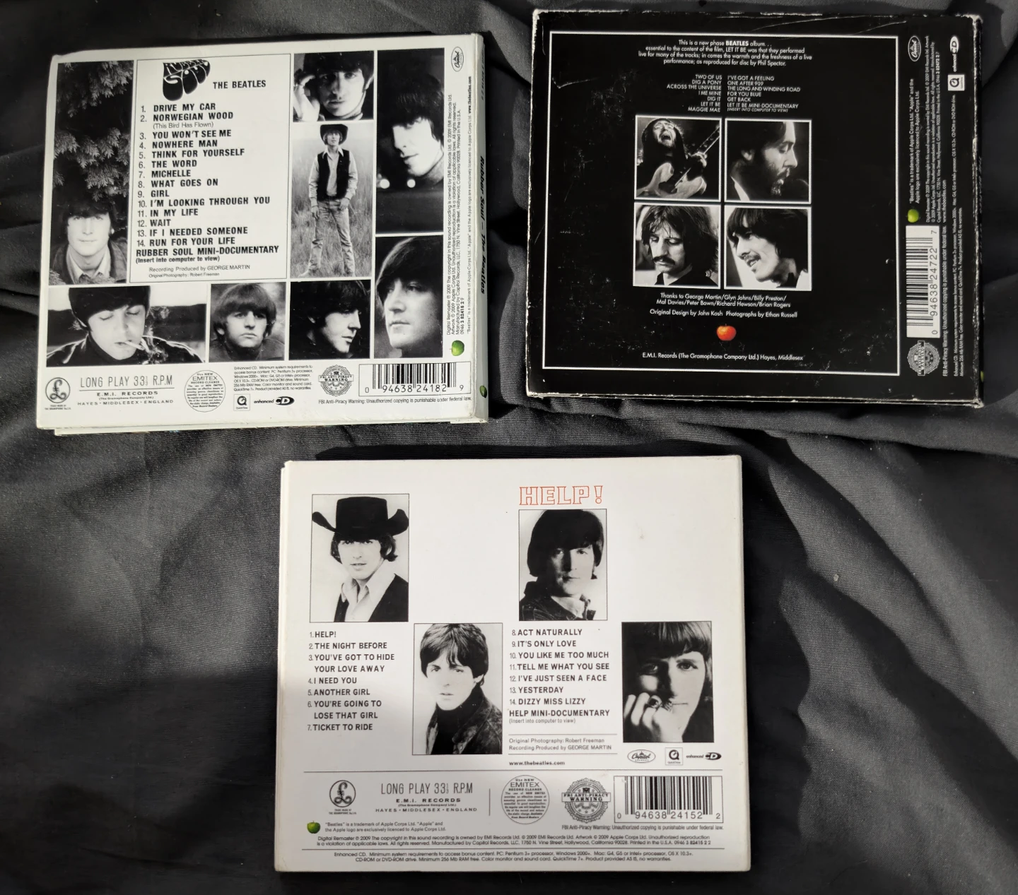 The Beatles Rubber Soul, Let it Be & Help! CD Bundle - photo 2