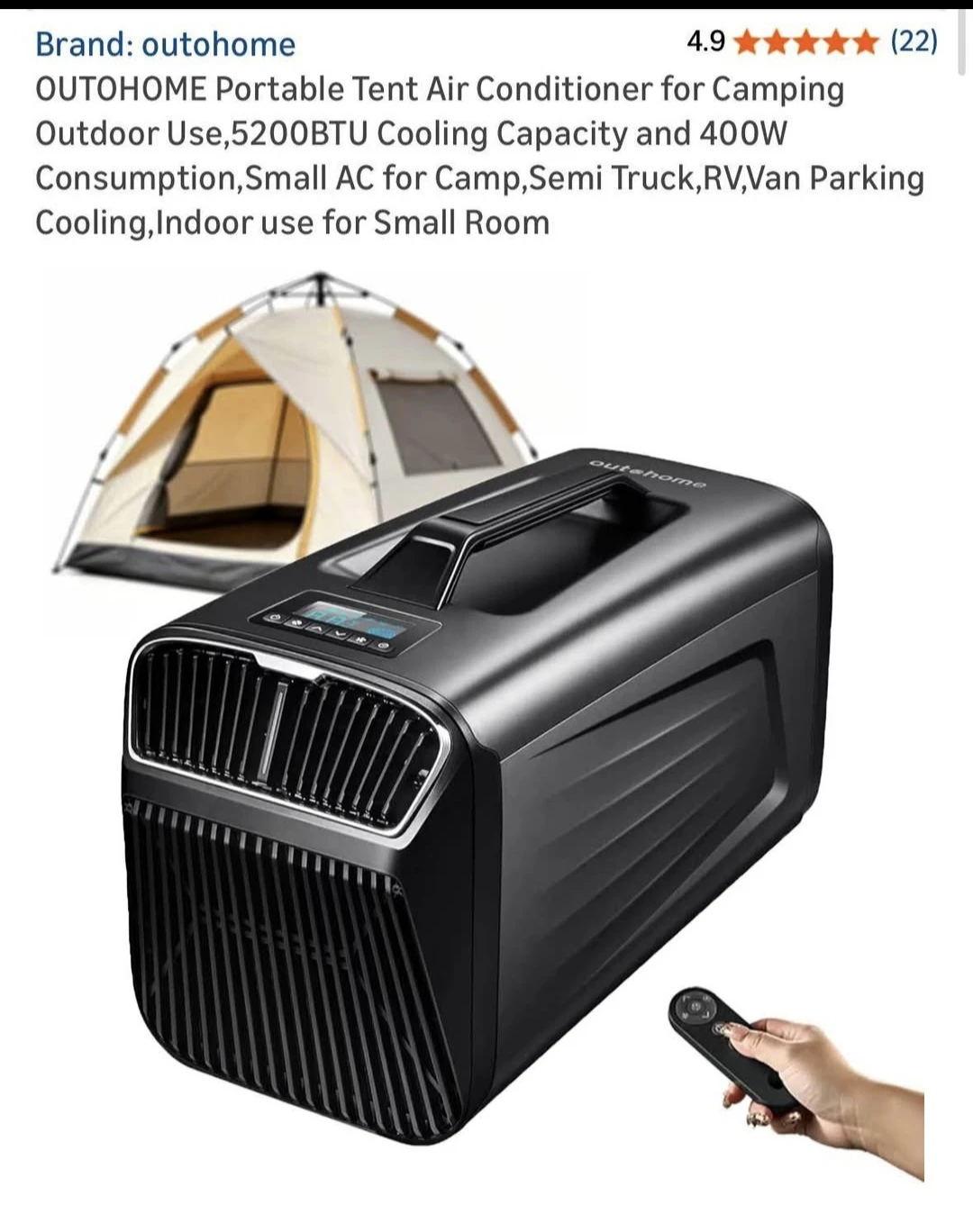 OUTOHOME Portable Air Conditioner