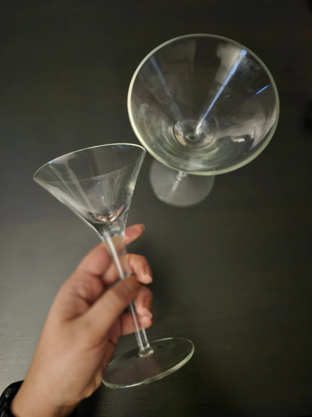 Set of 2 Martini Glasses