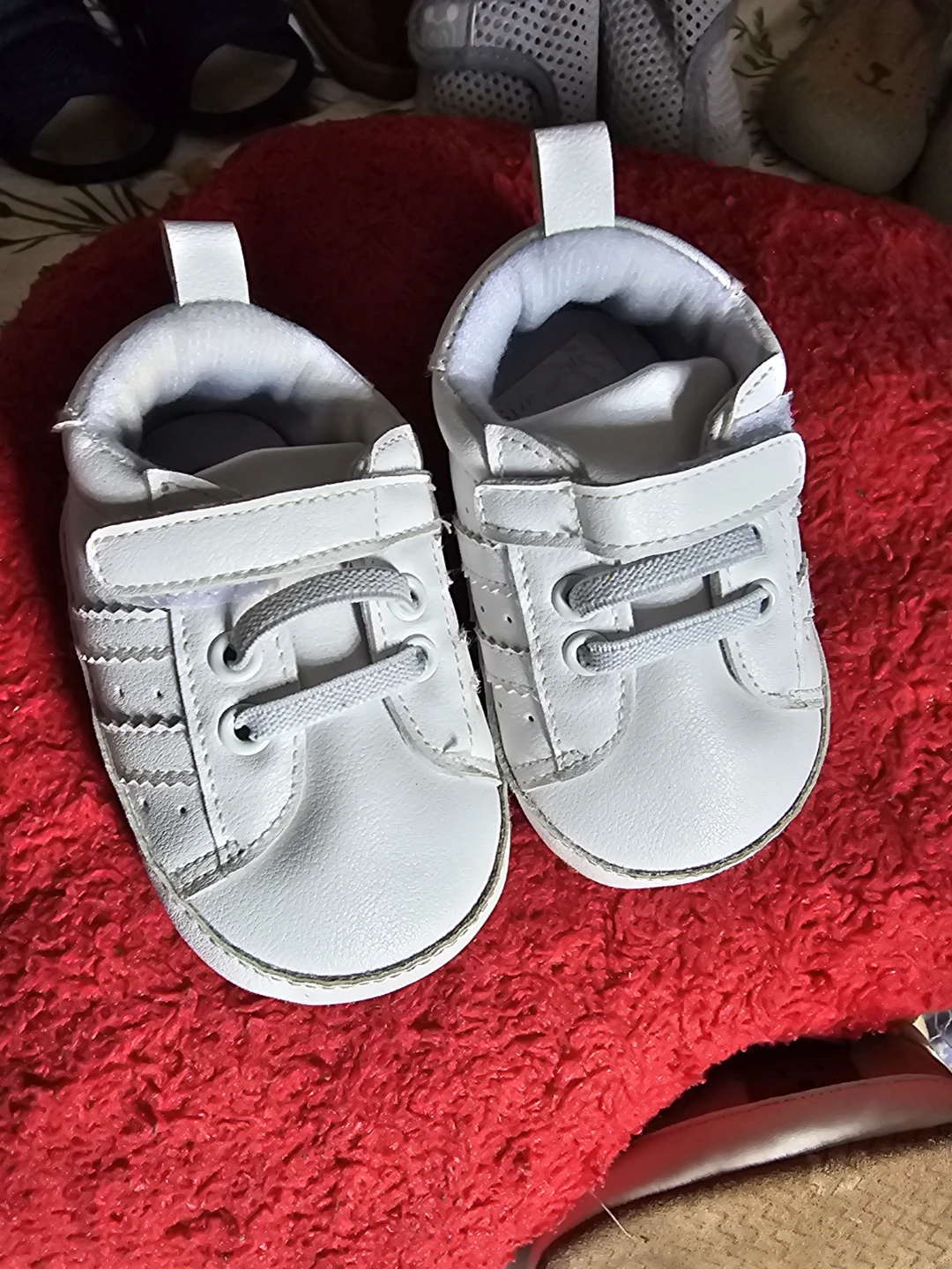 White Adidas Baby Shoes - photo 2