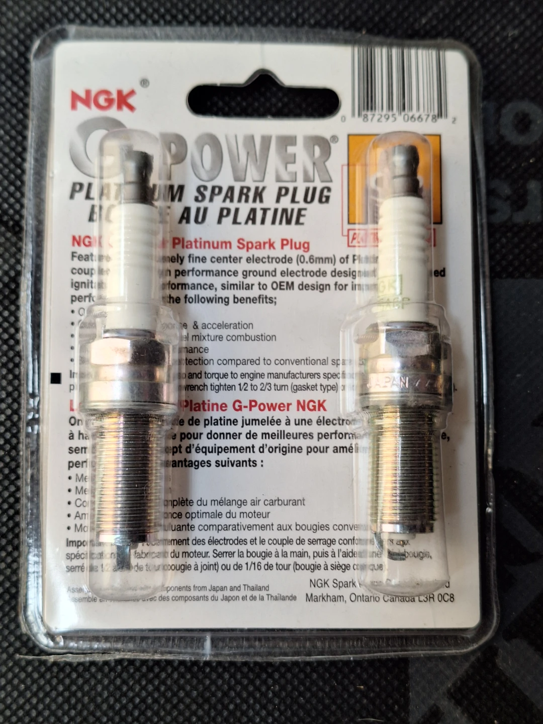 PLATINUM G POWERSPARK PLUGS