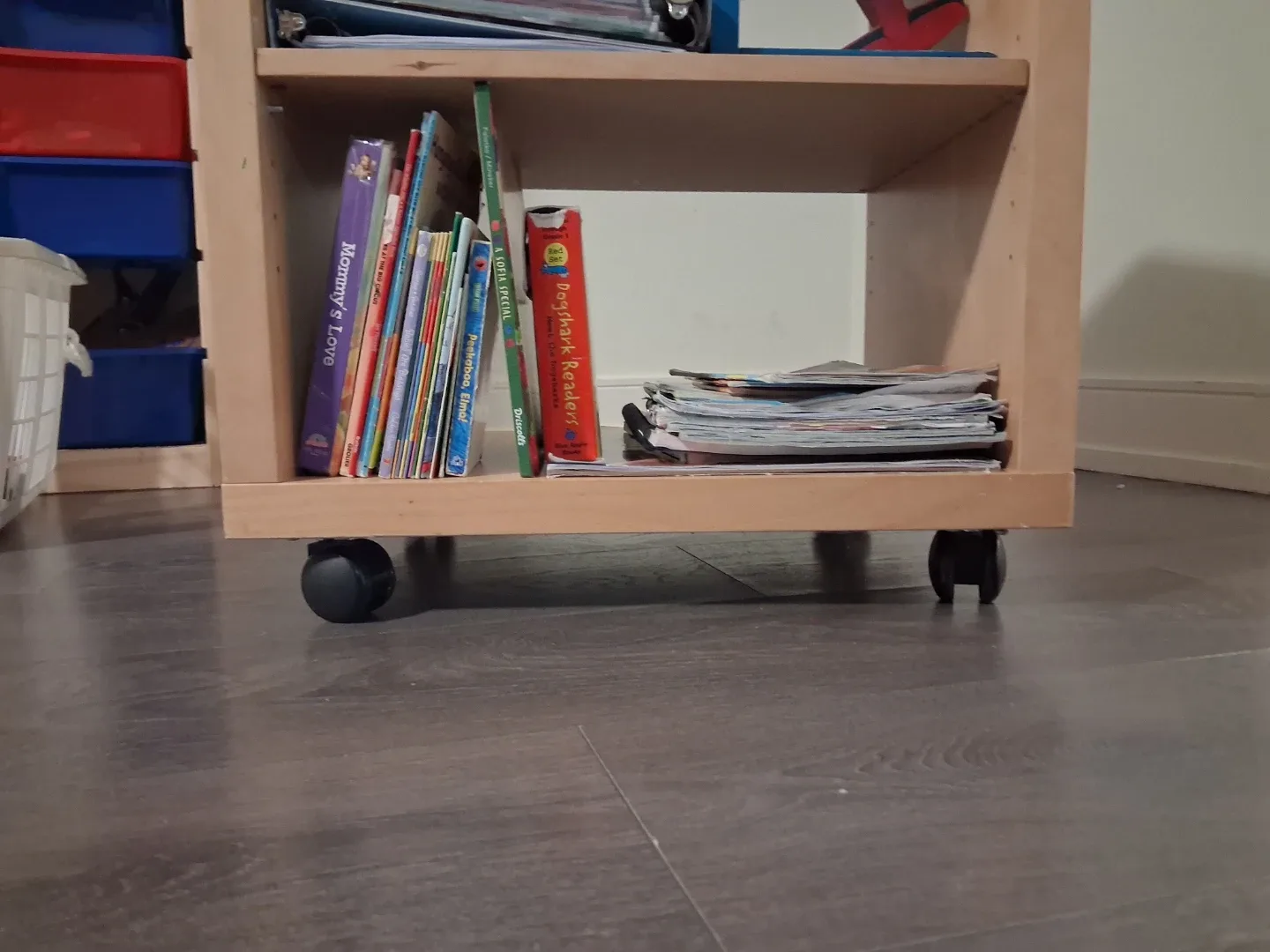Wooden Rolling Storage Cube - photo 2