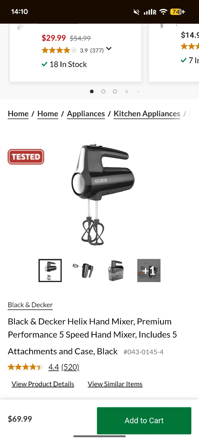 Hand Mixer with Attachments - photo 3