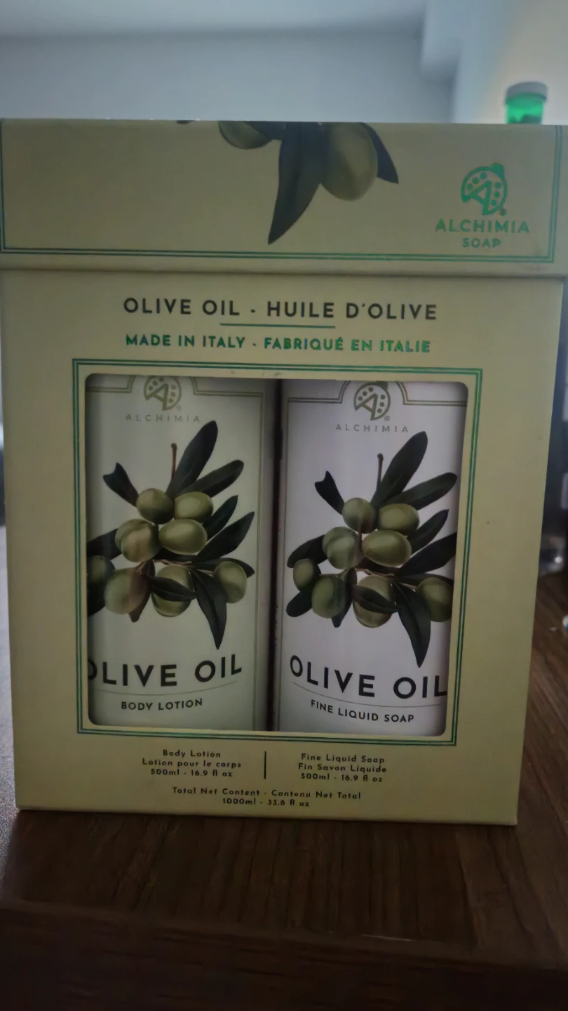 Alchimia Soap Olive Oil Body Lotion & Fine Liquid Soap Gift Set - photo 2