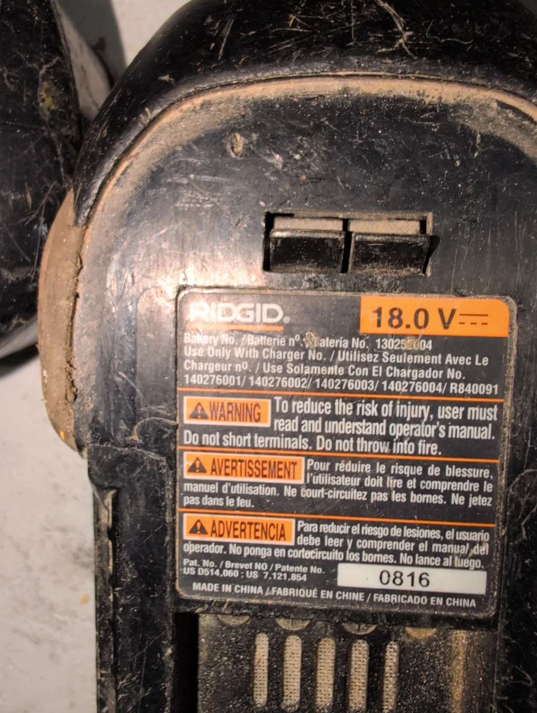 Ridgid 18V Batteries (2x) - photo 2