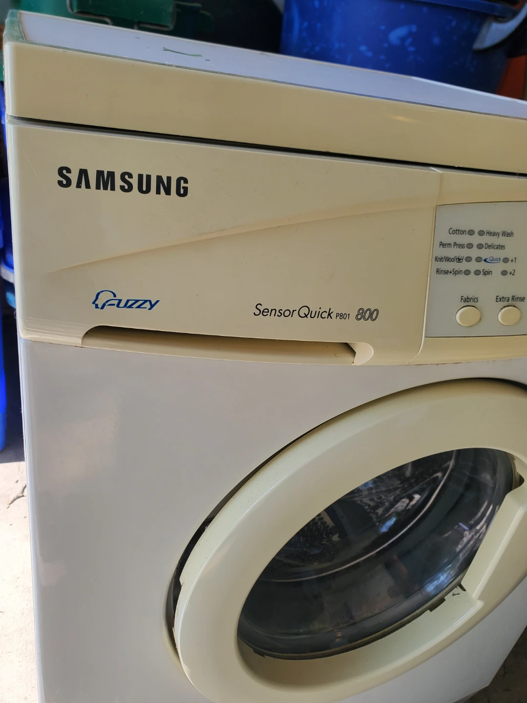 Samsung Fuzzy Sensor Quick P801 Washing Machine - photo 4