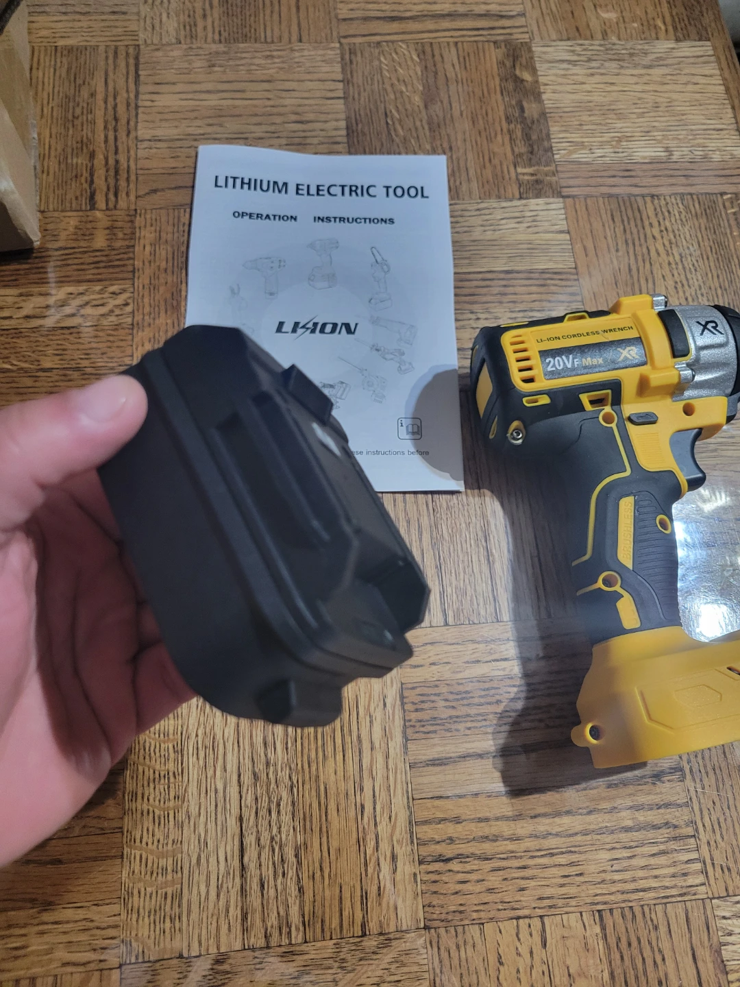 (tool only!!) LI-ION Cordless Wrench 20V F Max - photo 3