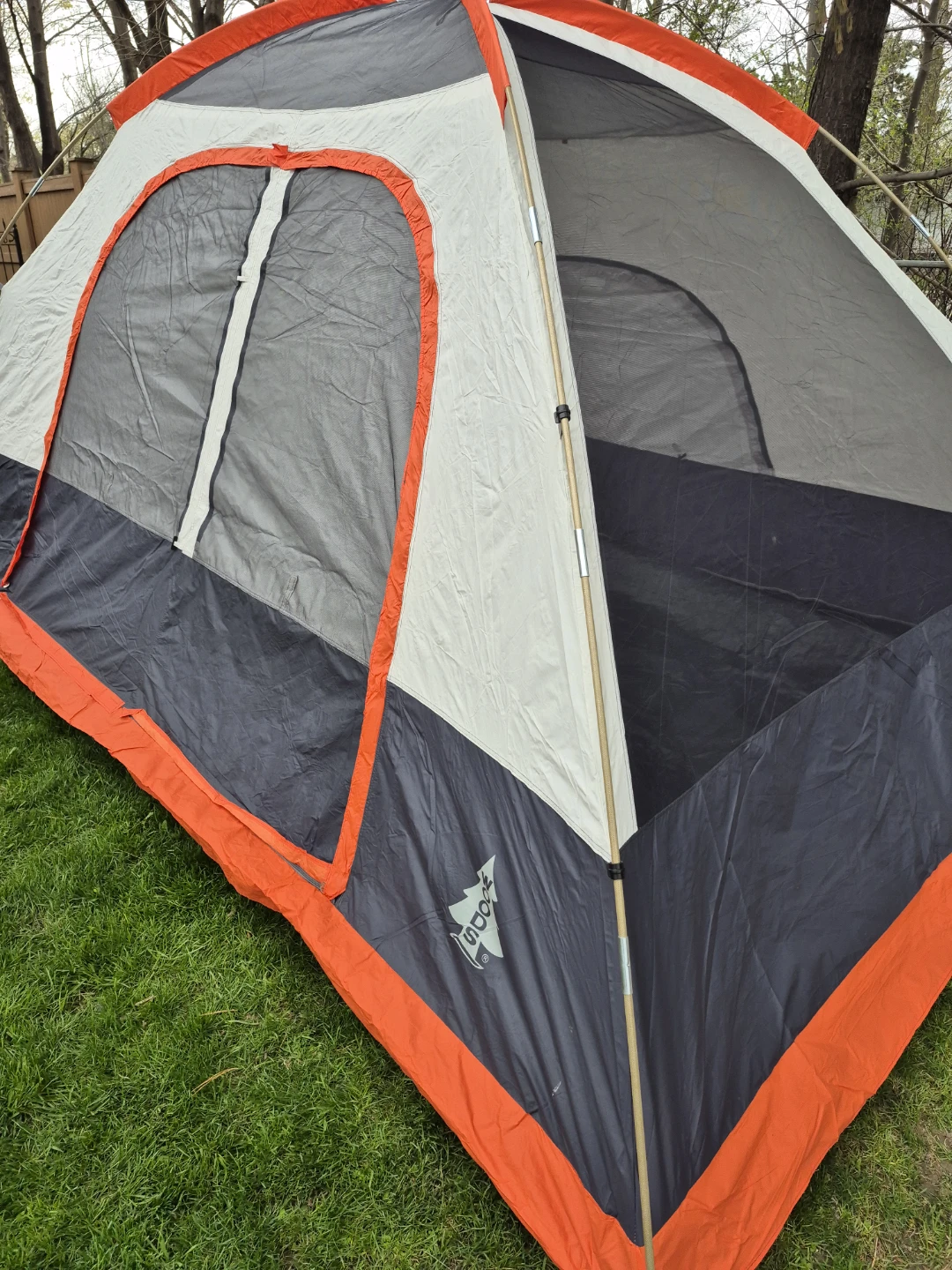 Beautiful Woods Two Room Family Dome Tent - 6 Person