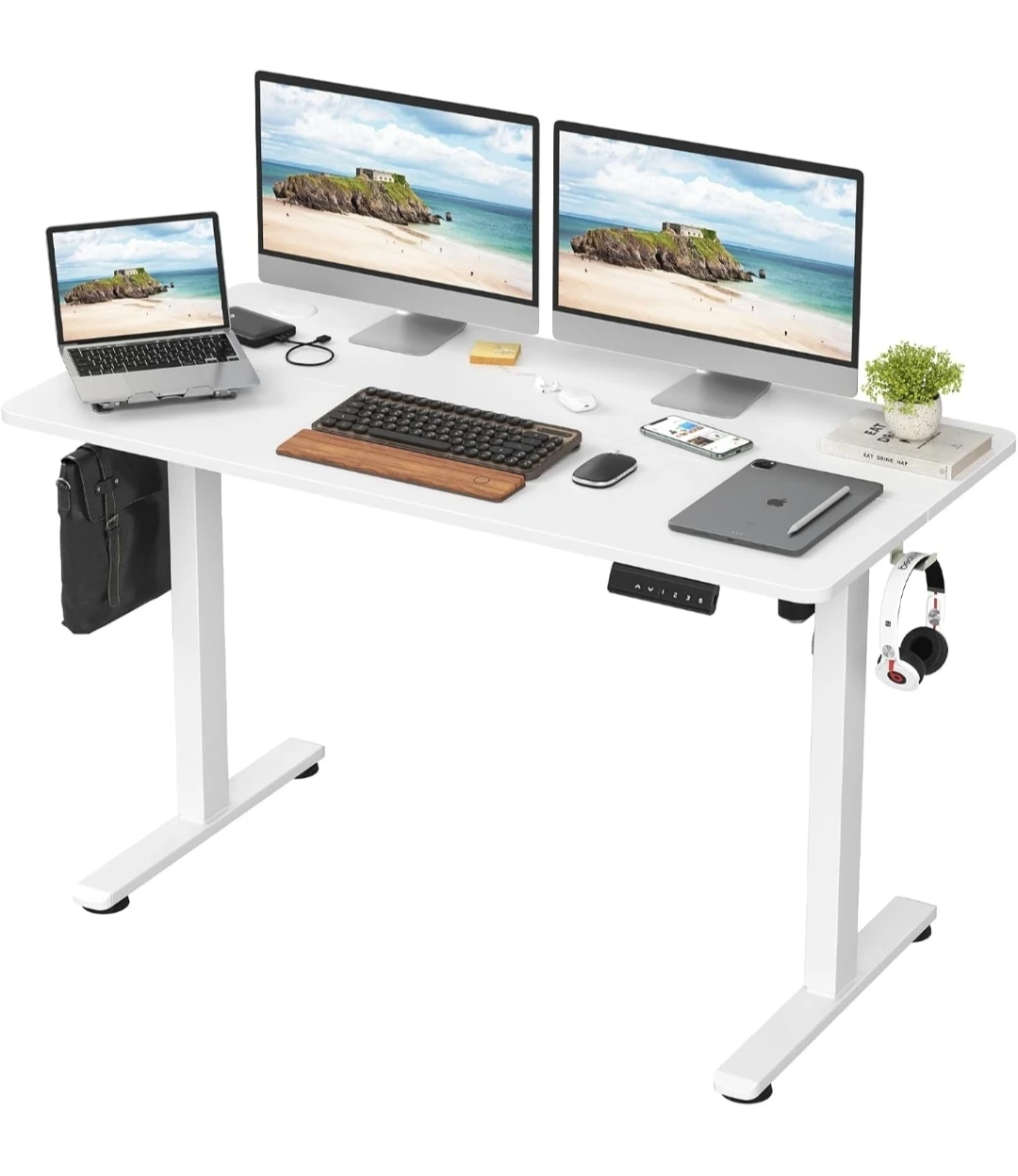 Adjustable Standing Desk - White