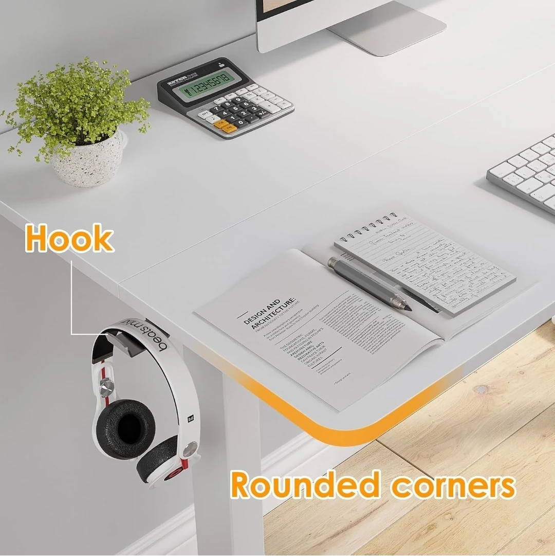 Adjustable Standing Desk - White - photo 5