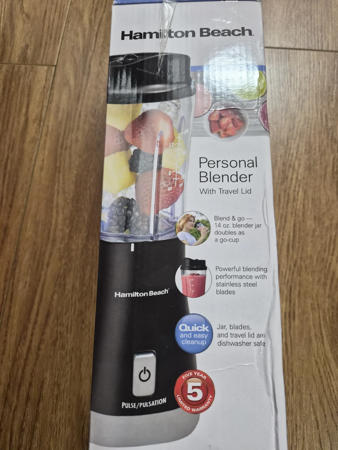 Hamilton Beach Personal Blender with Travel Lid