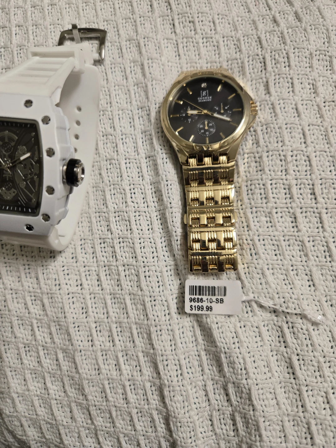 George Diamond Men's Gold Tone Watch