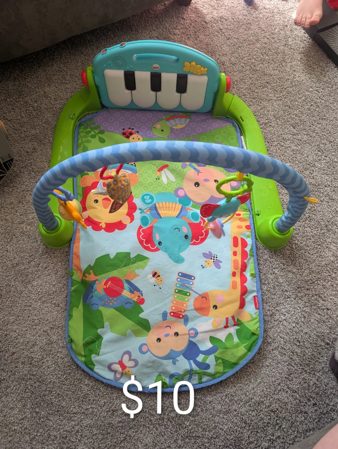 Fisher Price kick piano mat