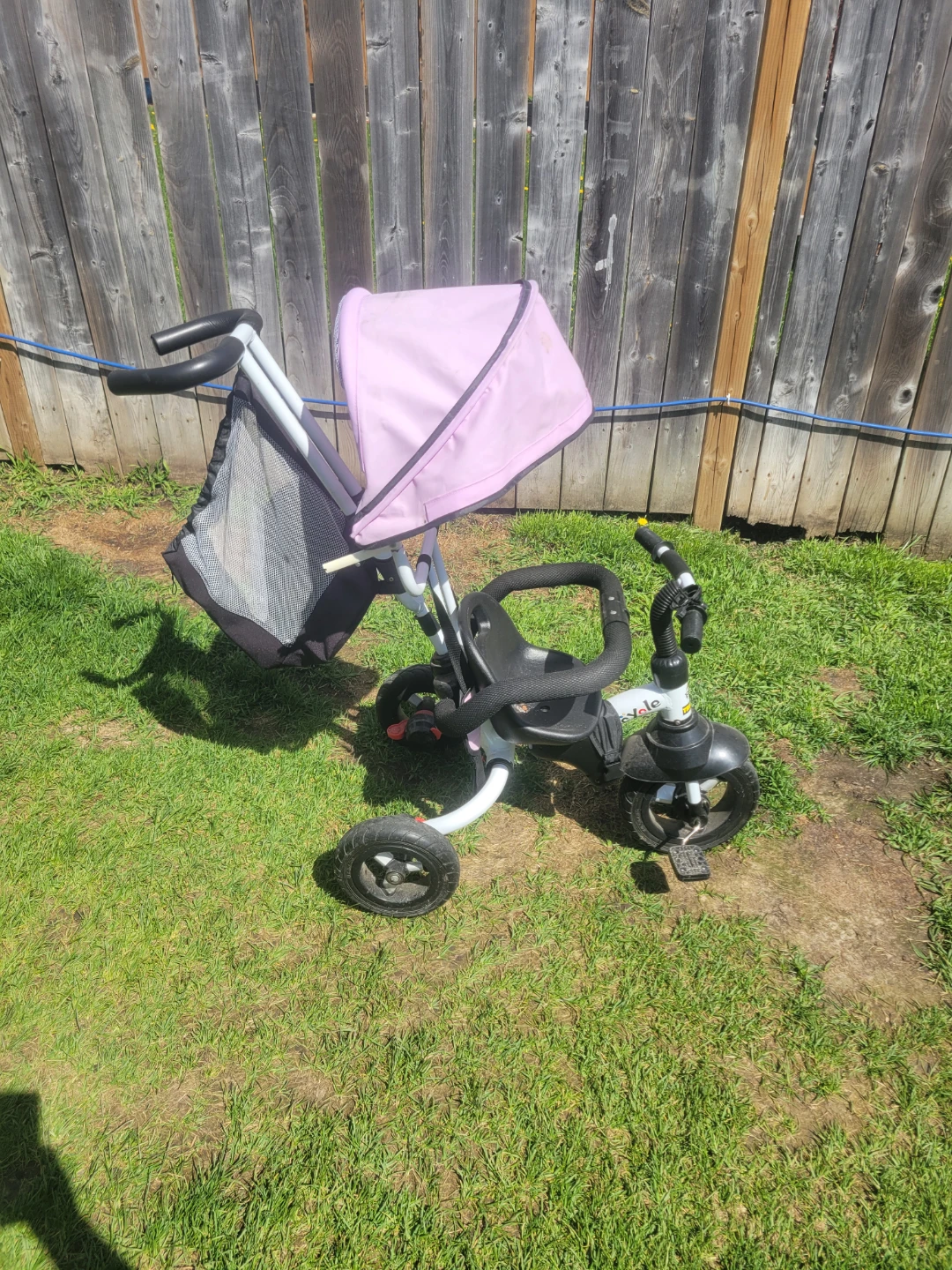 Baby Tricycle with Canopy and Parent Handle