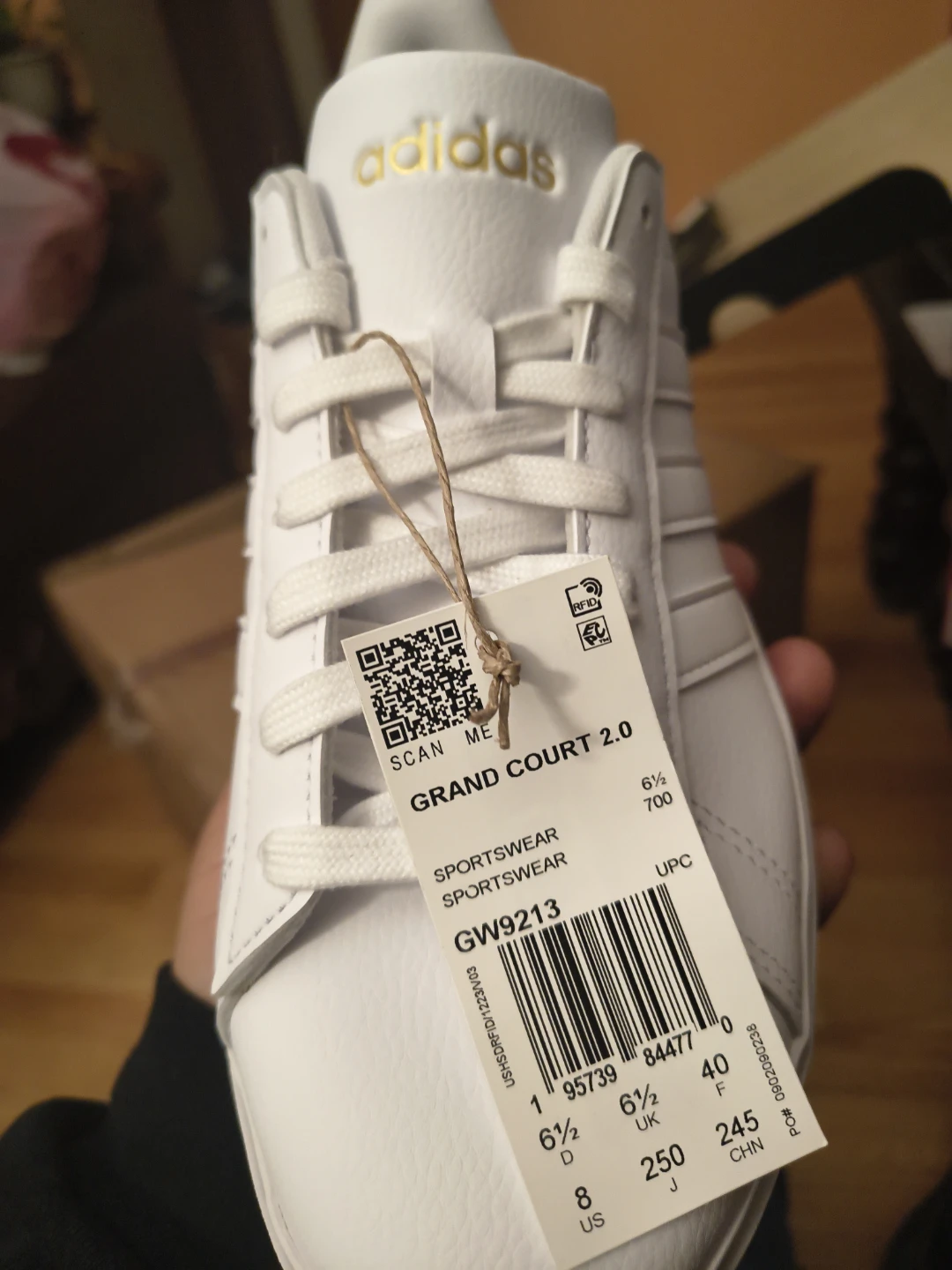 Adidas Grand Court 2.0 Shoes White GW9213 - photo 4