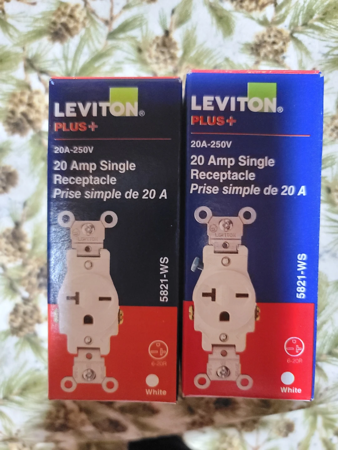 Leviton 20 Amp Single Receptacle - White - photo 2