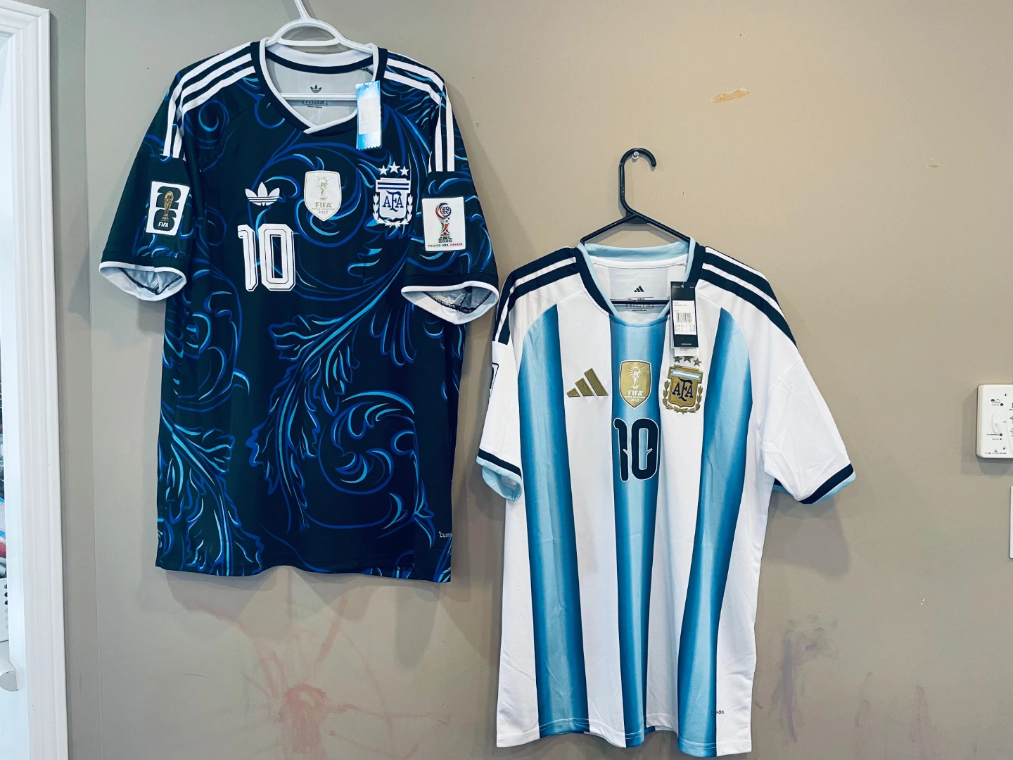 Messi Argentina Fan Jerseys - Home & Away Available - photo 5