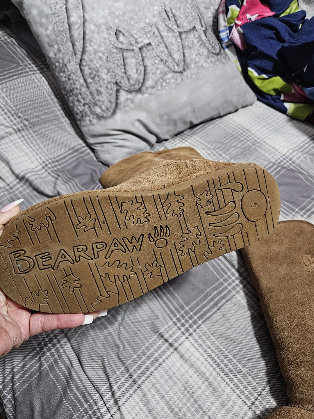 Bearpaw Brown Suede Button Boots - photo 2