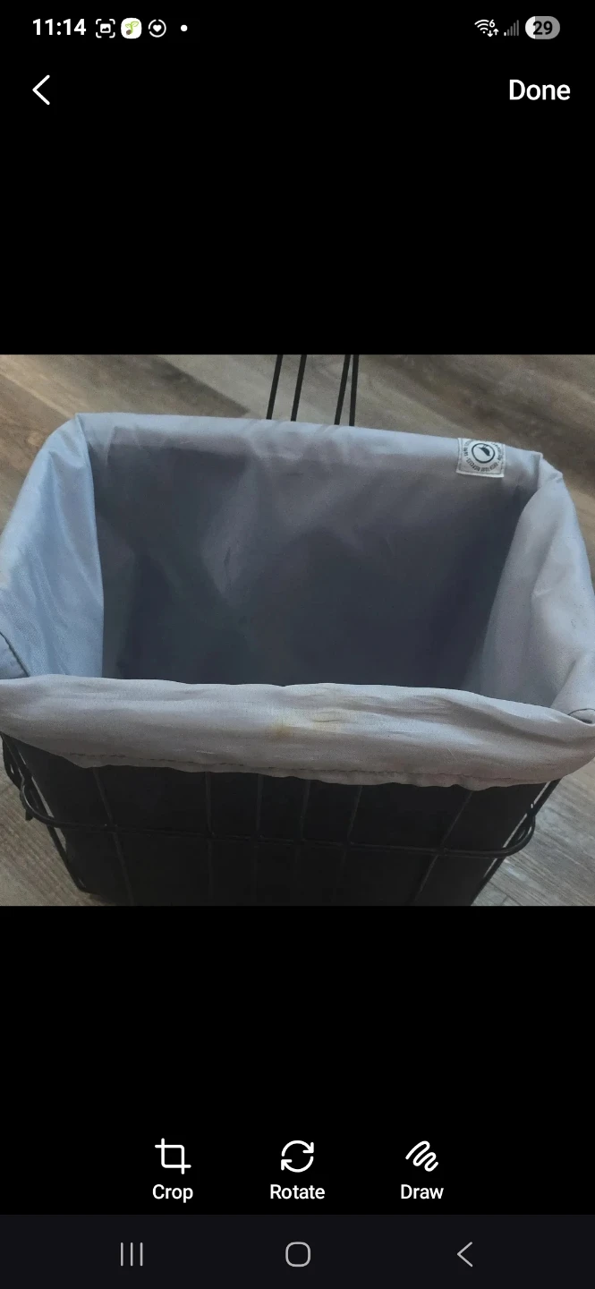 Bike Basket with Liner - photo 2