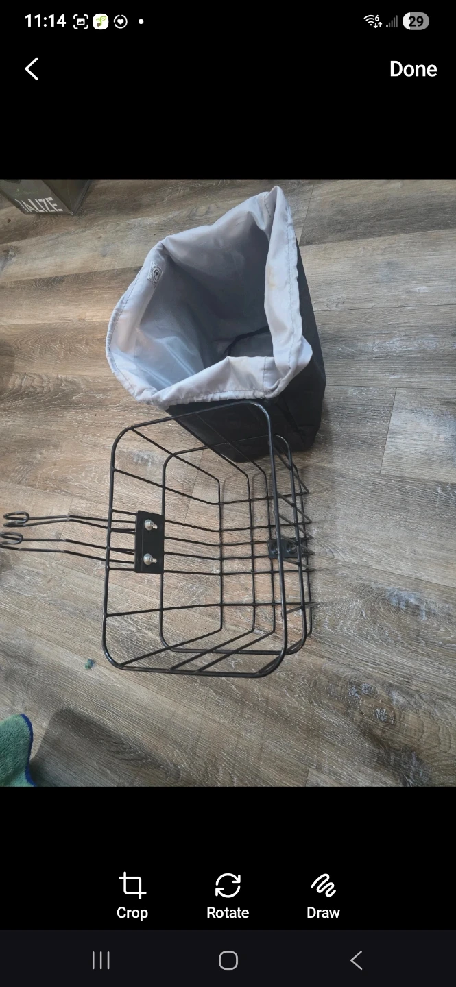 Bike Basket with Liner - photo 3