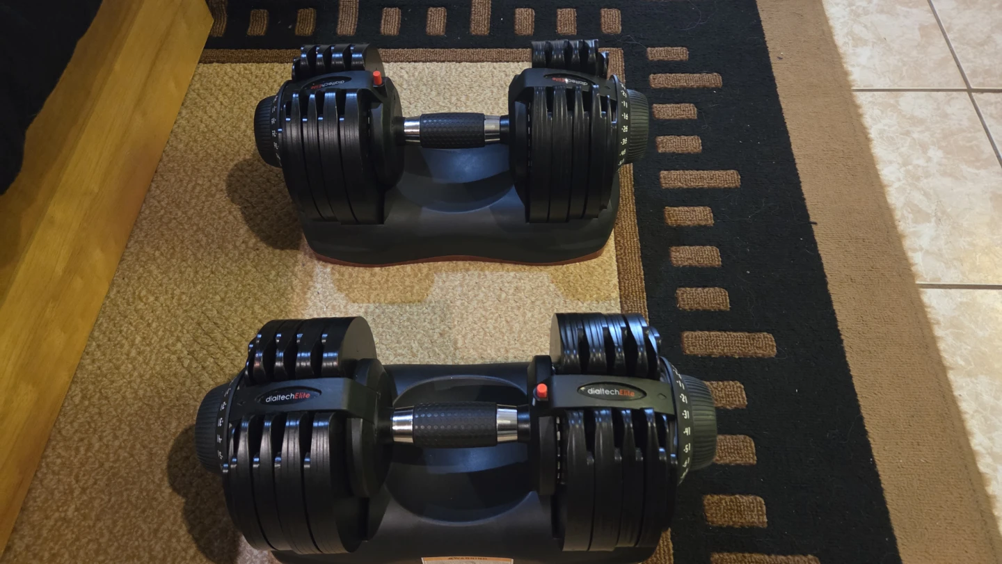 Ativafit 66lb adjustable dumbbells weights