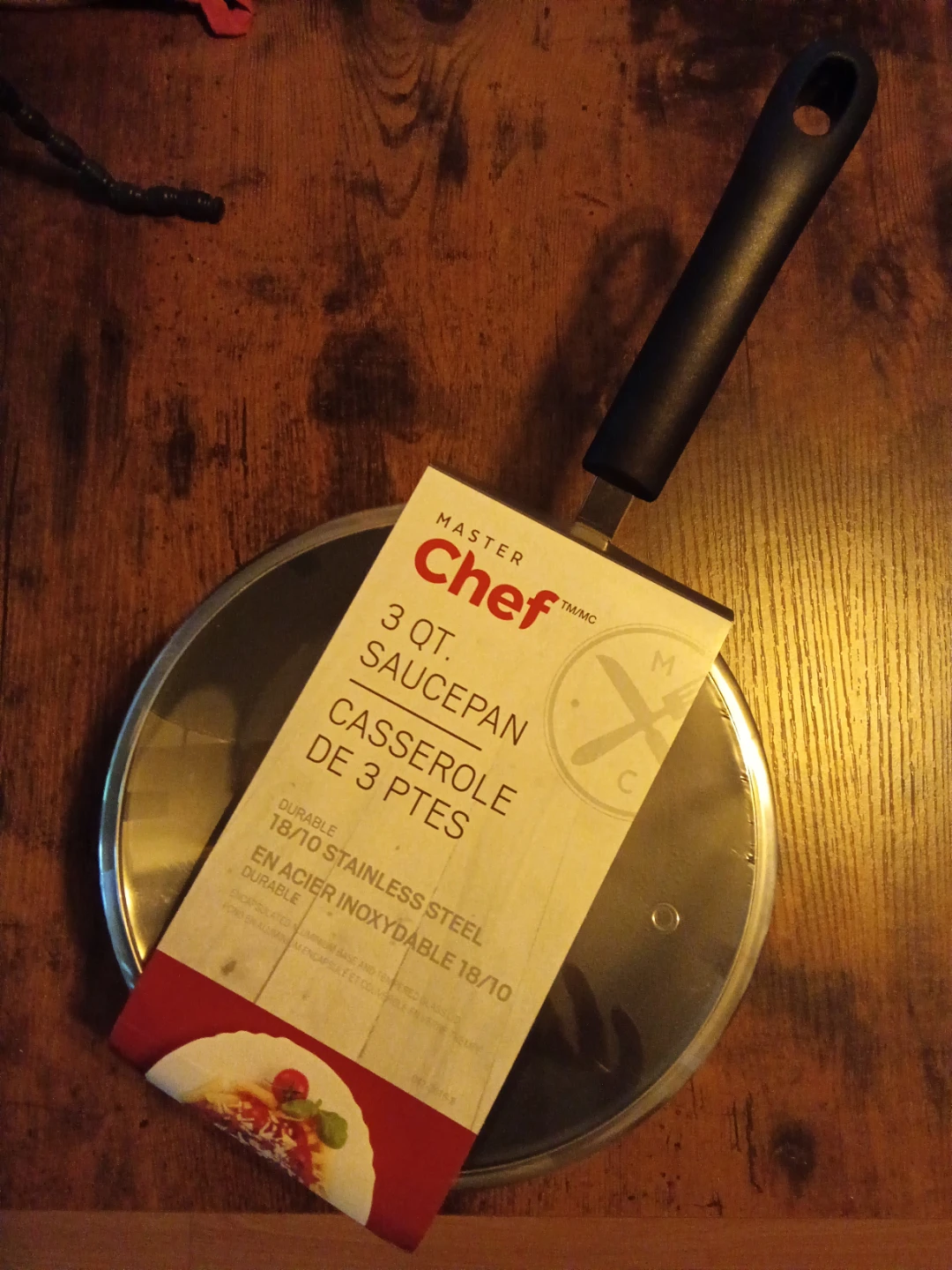 MASTER Chef 18/10 Stainless Steel Saucepan, 3-qt - photo 3