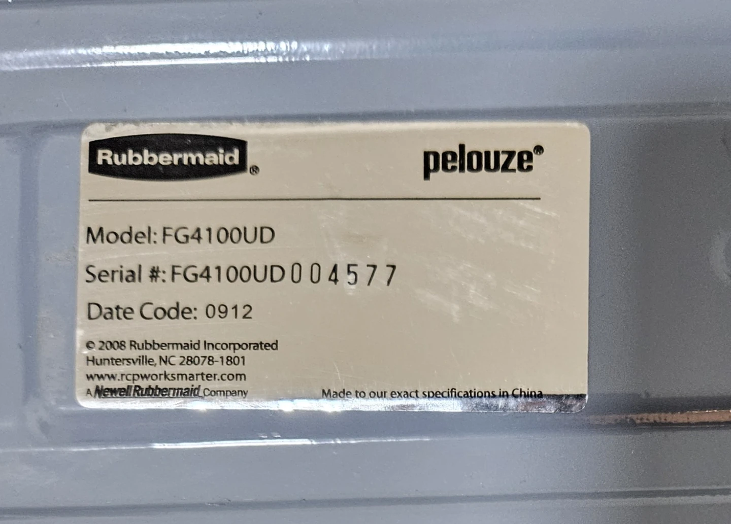 Rubbermaid Pelouze Scale FG4100UD - photo 5