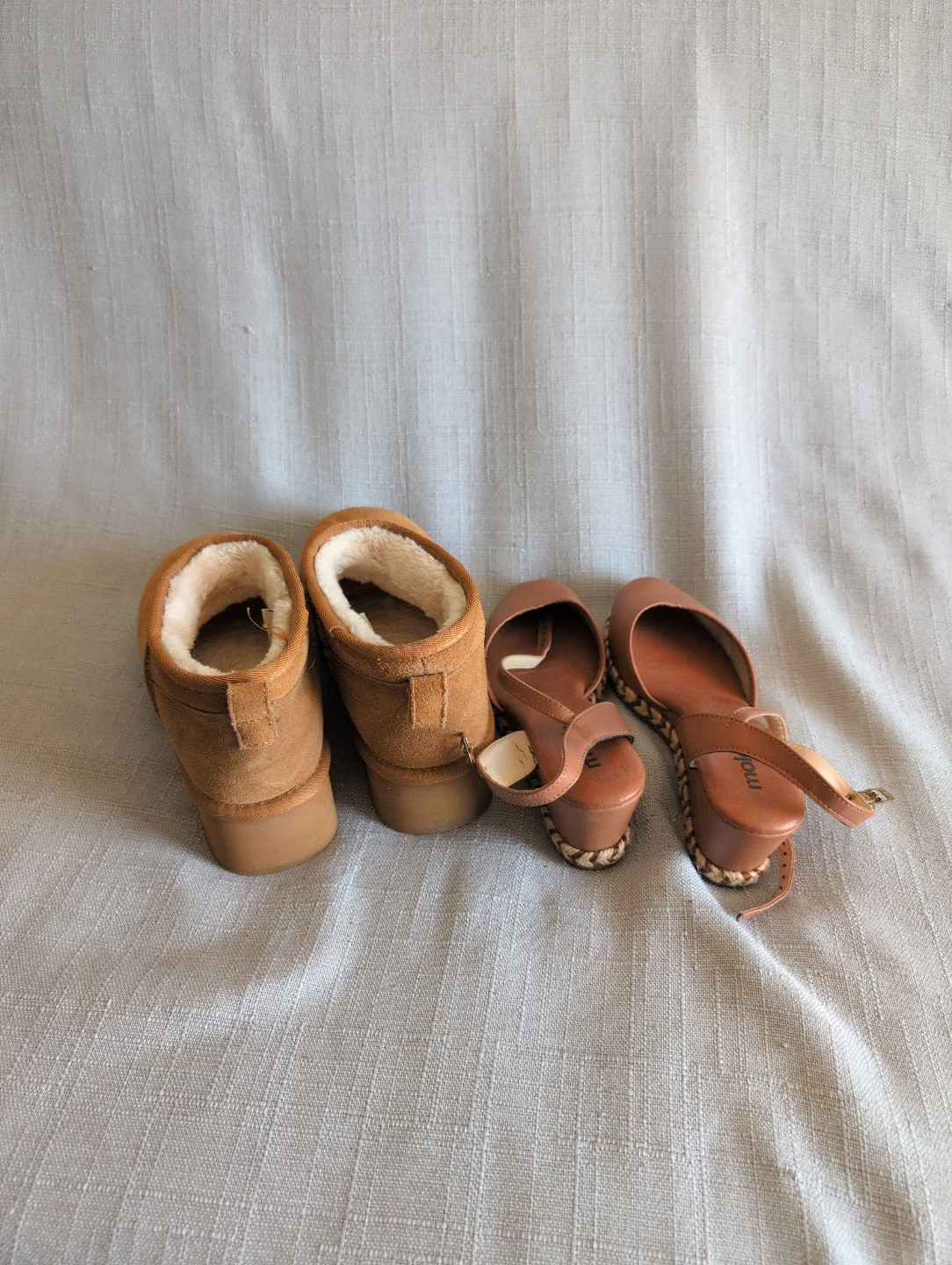 Boots and Brown Sandals - photo 3
